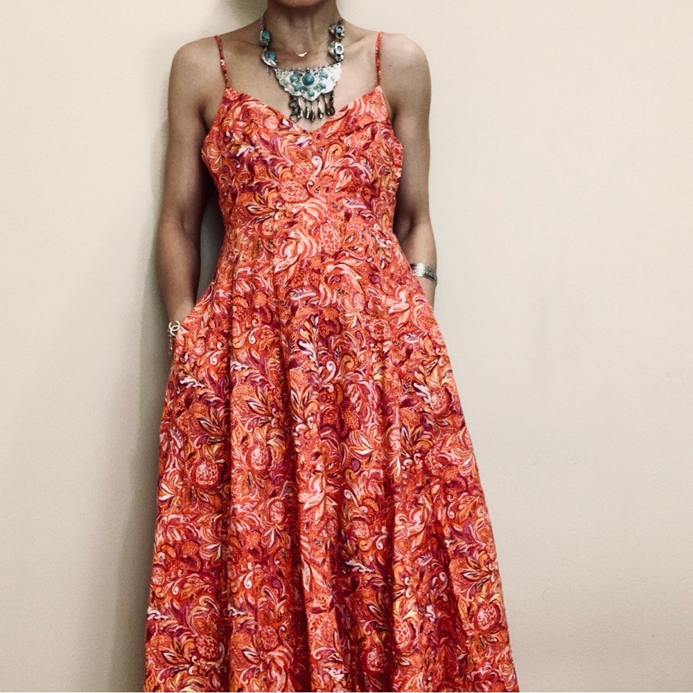Jason Wu Red and Orange Dress